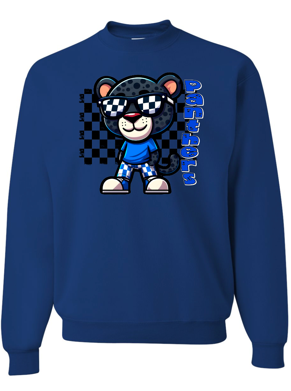 Panthers Mascot Crew Sweatshirt