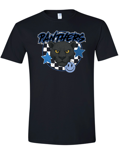 Checkered Panthers Gildan Softstyle T-Shirt