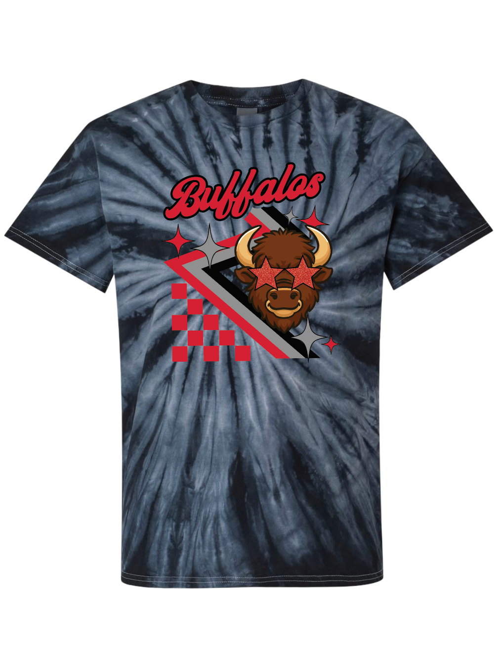 Buffalos Tie-Dyed T-Shirt