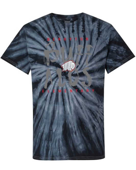 Berryton Elementary Buffalos Tie-Dyed T-Shirt