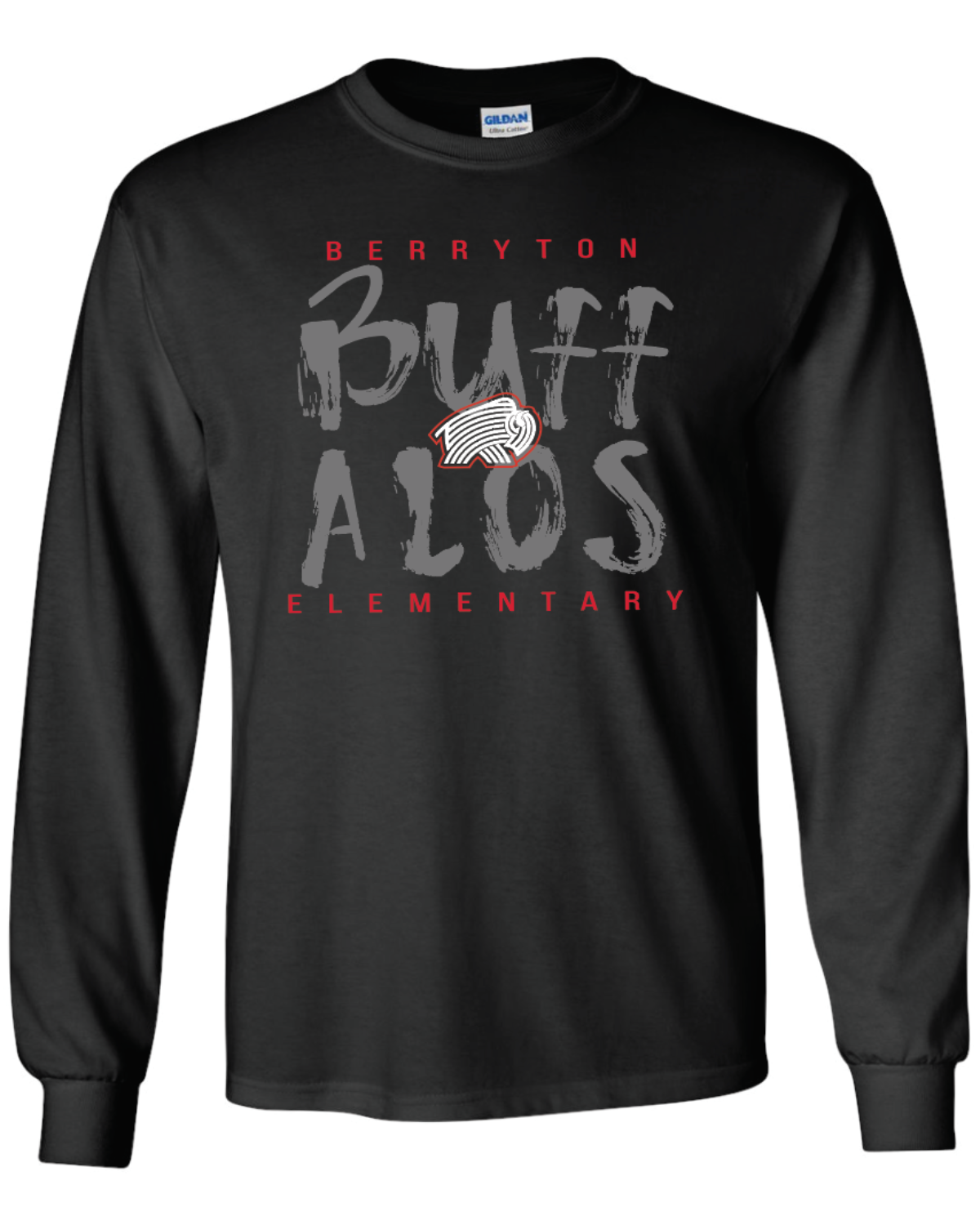 Berryton Elementary Buffalos Long Sleeve T-Shirt