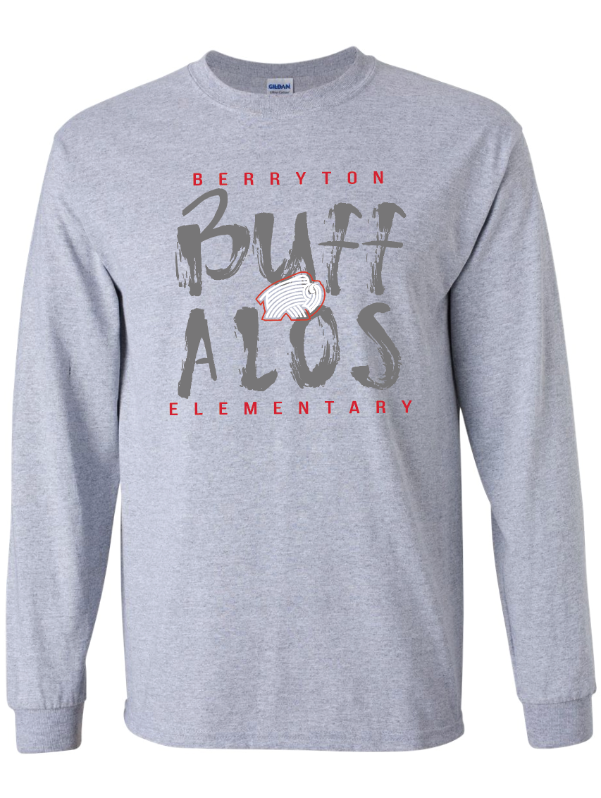 Berryton Elementary Buffalos Long Sleeve T-Shirt