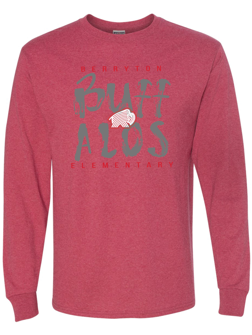 Berryton Elementary Buffalos Long Sleeve T-Shirt