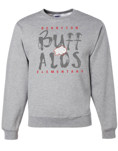 Berryton Elementary Buffalos Crew Sweatshirt