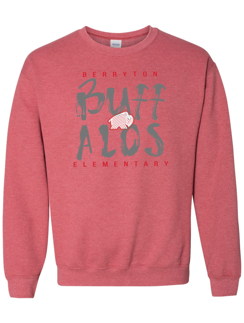 Berryton Elementary Buffalos Crew Sweatshirt
