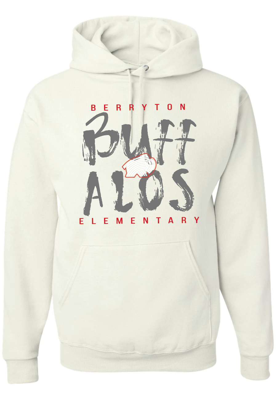 Berryton Elementary Buffalos Jerzees NuBlend® Hooded Sweatshirt