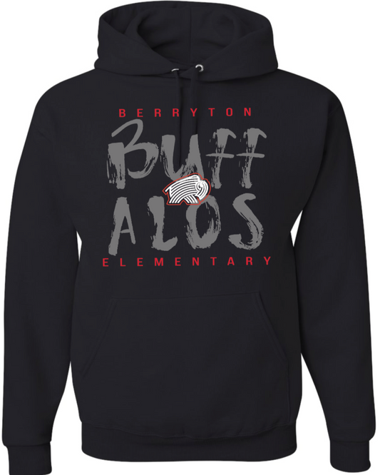 Berryton Elementary Buffalos Jerzees NuBlend® Hooded Sweatshirt