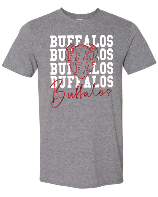 Buffalos on Repeat Gildan Softstyle T-Shirt