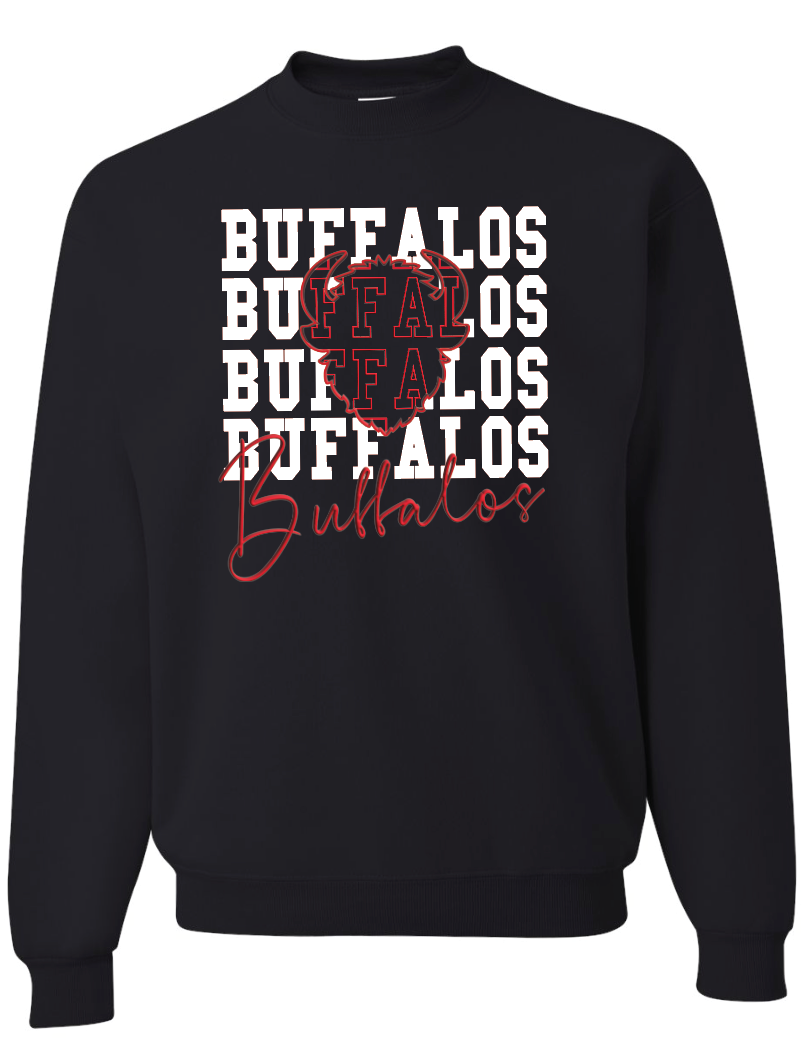 Buffalos on Repeat Crew Sweatshirt