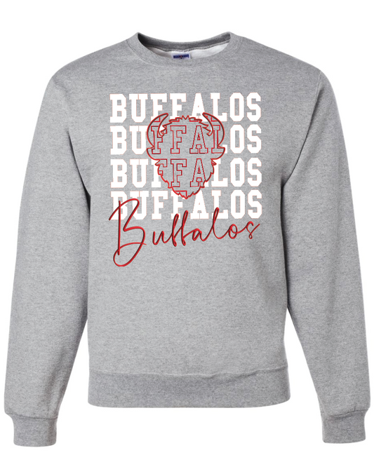 Buffalos on Repeat Crew Sweatshirt