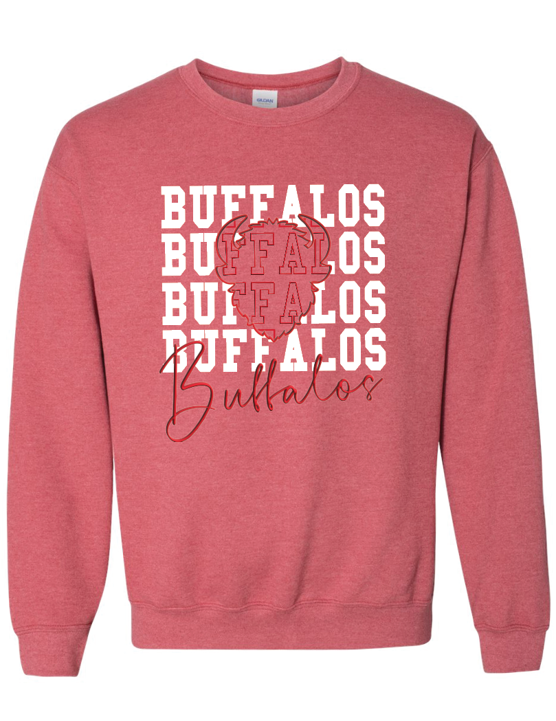 Buffalos on Repeat Crew Sweatshirt