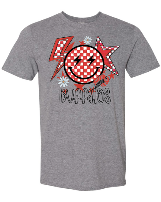 Checkered Buffalo Gildan Softstyle T-Shirt