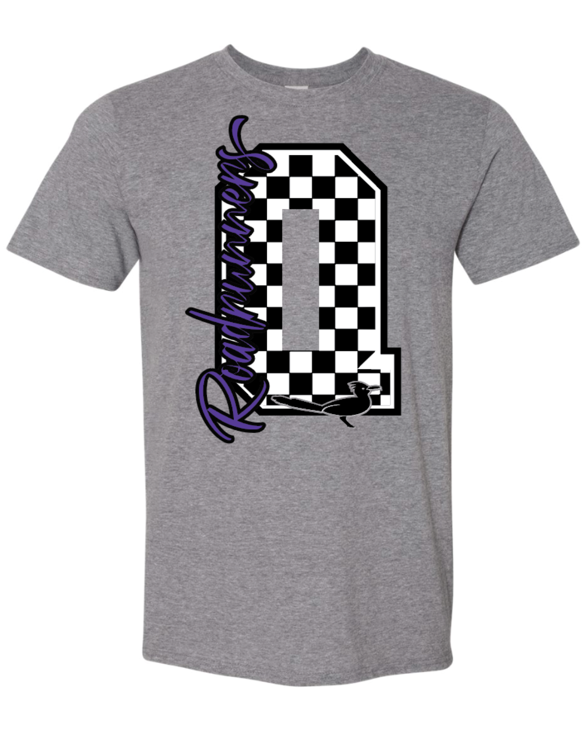 Checkered Q Tee