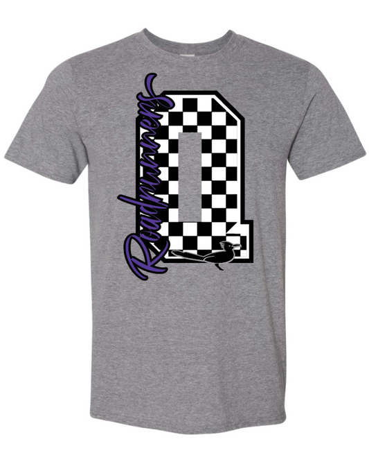 Checkered Q Tee