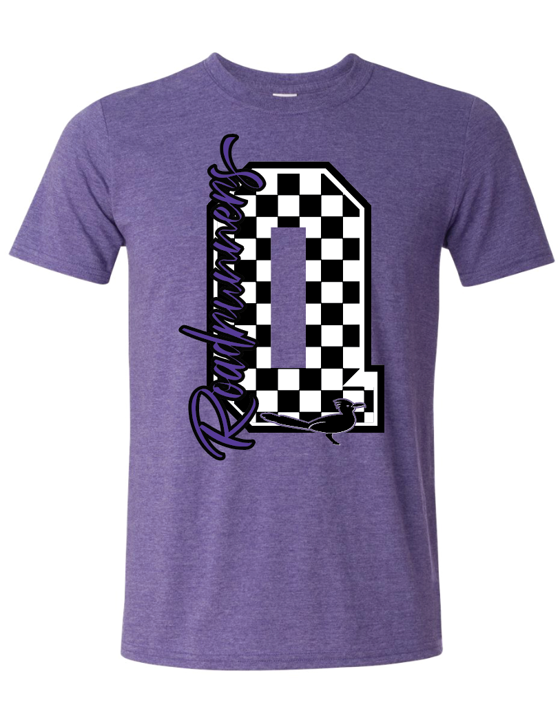 Checkered Q Tee