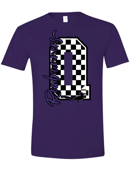 Checkered Q Tee