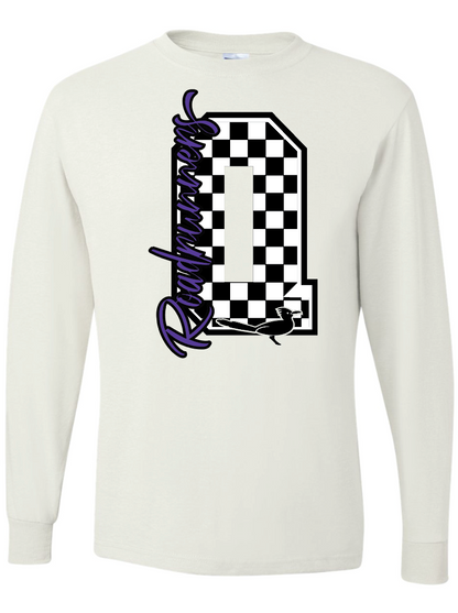 Checkered Q Long Sleeve Tee