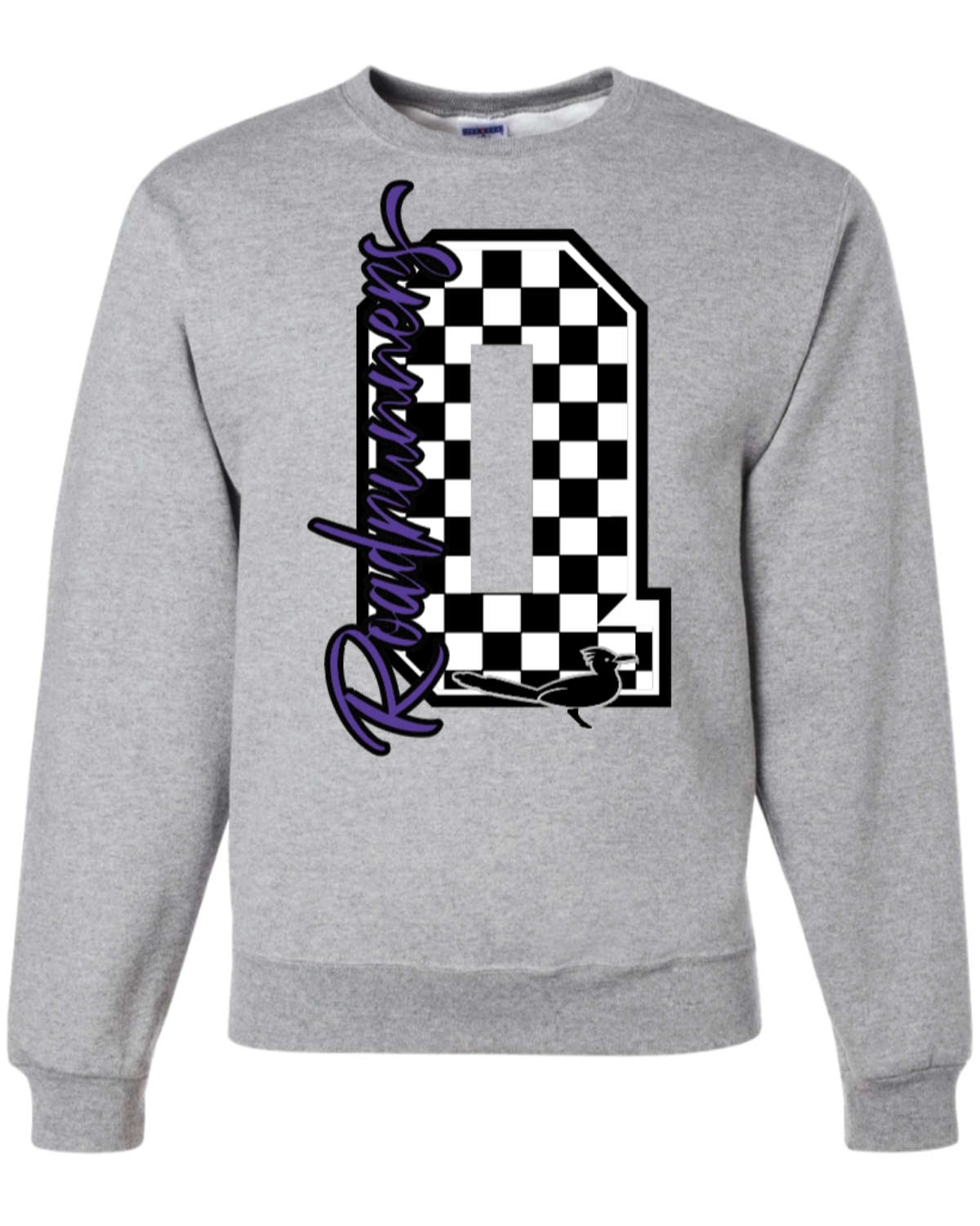 Checkered Q Crew Sweatshirt