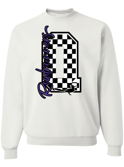 Checkered Q Crew Sweatshirt