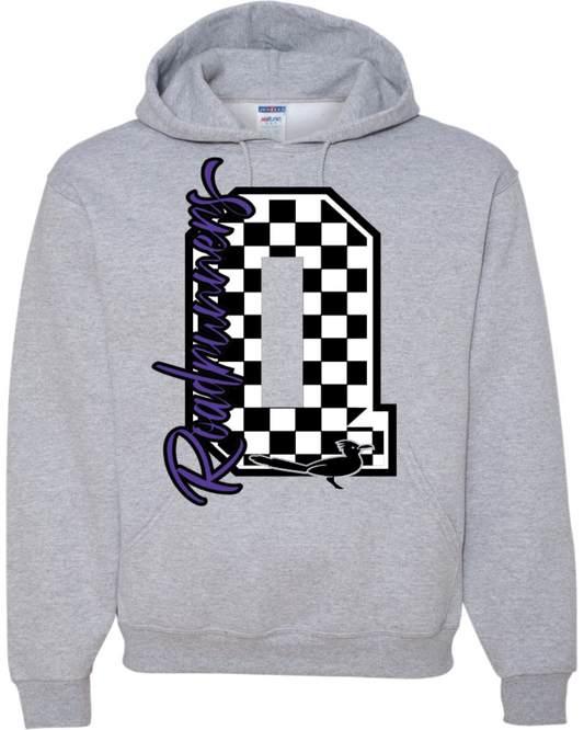 Checkered Q Nublend Hooded Sweatshirt