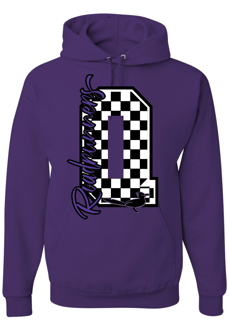 Checkered Q Nublend Hooded Sweatshirt