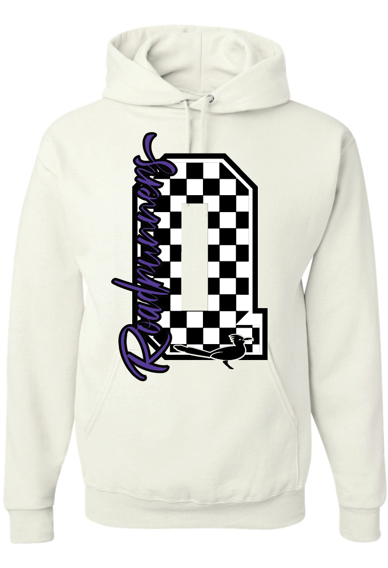 Checkered Q Nublend Hooded Sweatshirt