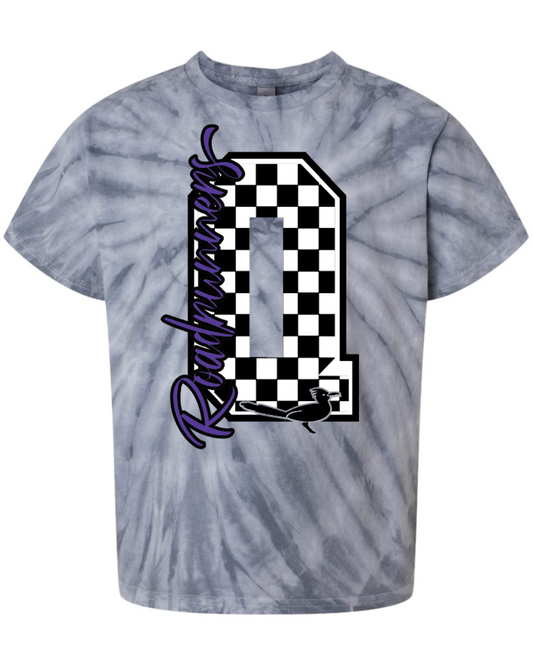 Checkered Q Tie Dye T-shirt
