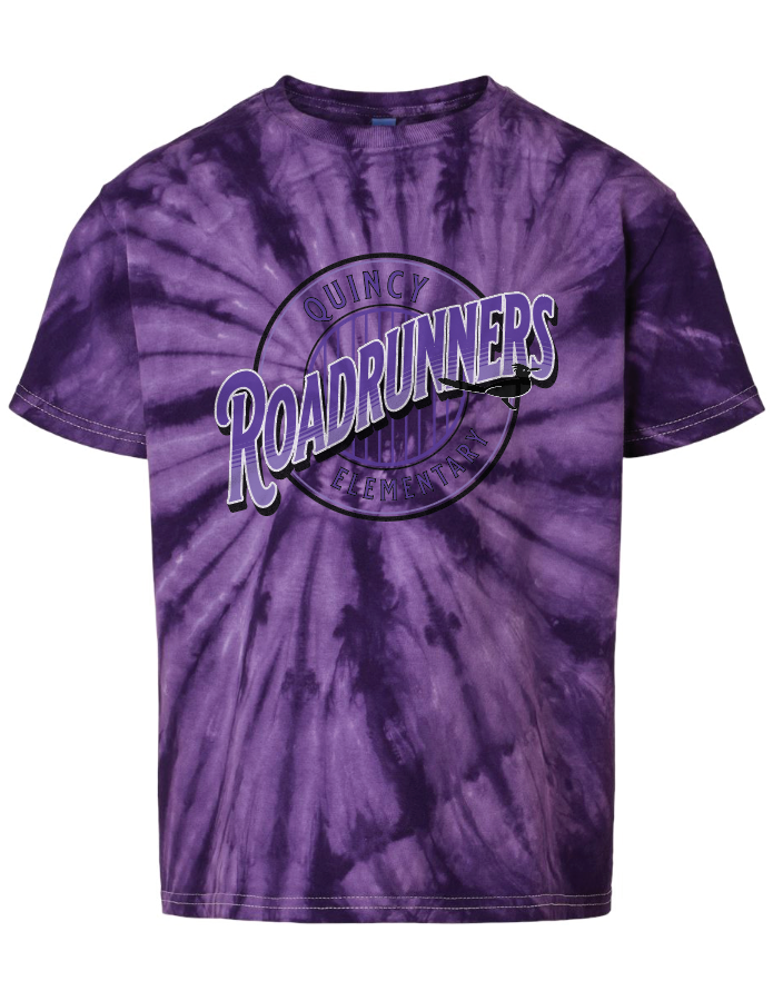 Quincy Roadrunners Tie Dye T-shirt