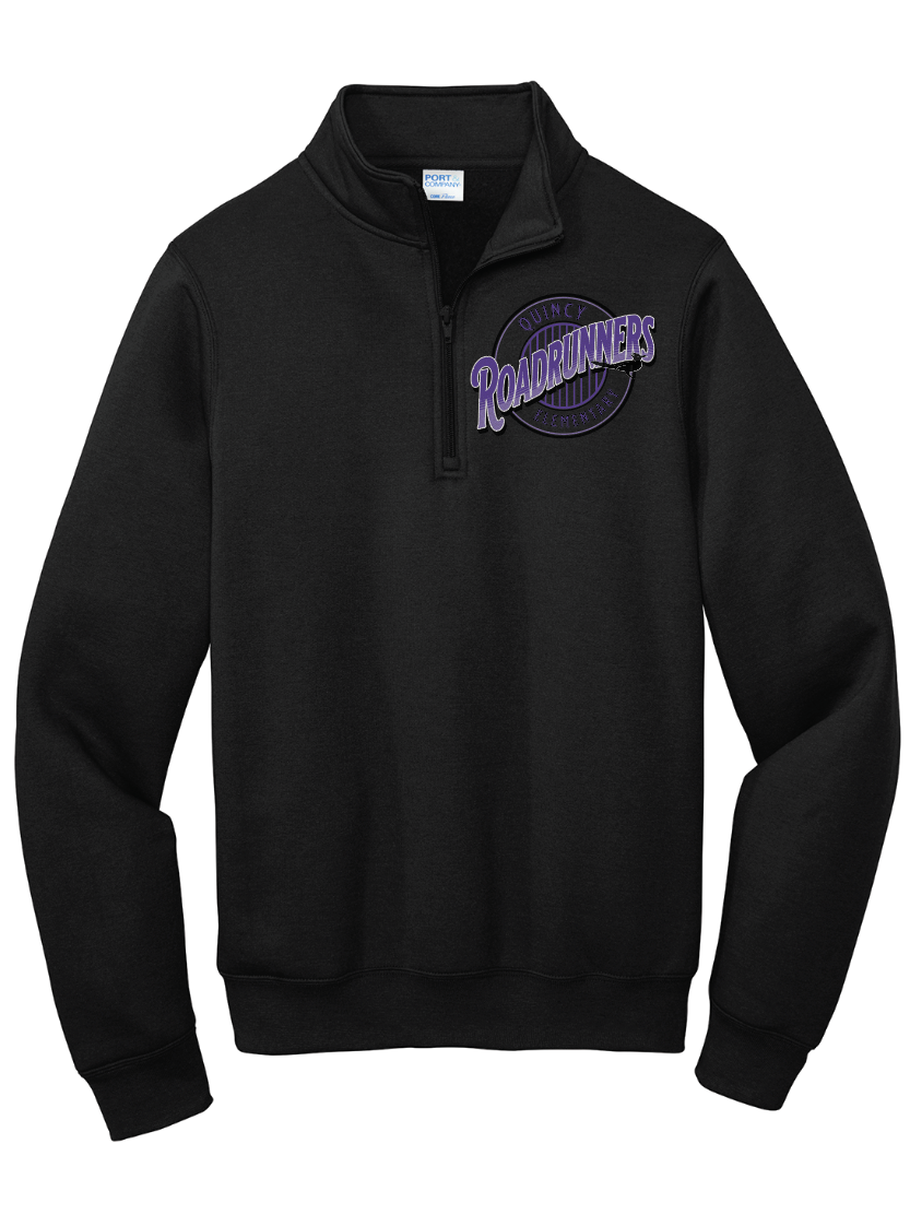 Quincy Roadrunners Fleece Quarter-Zip Pullover