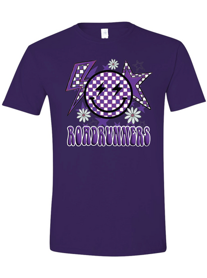 Roadrunners Happy Face Tee