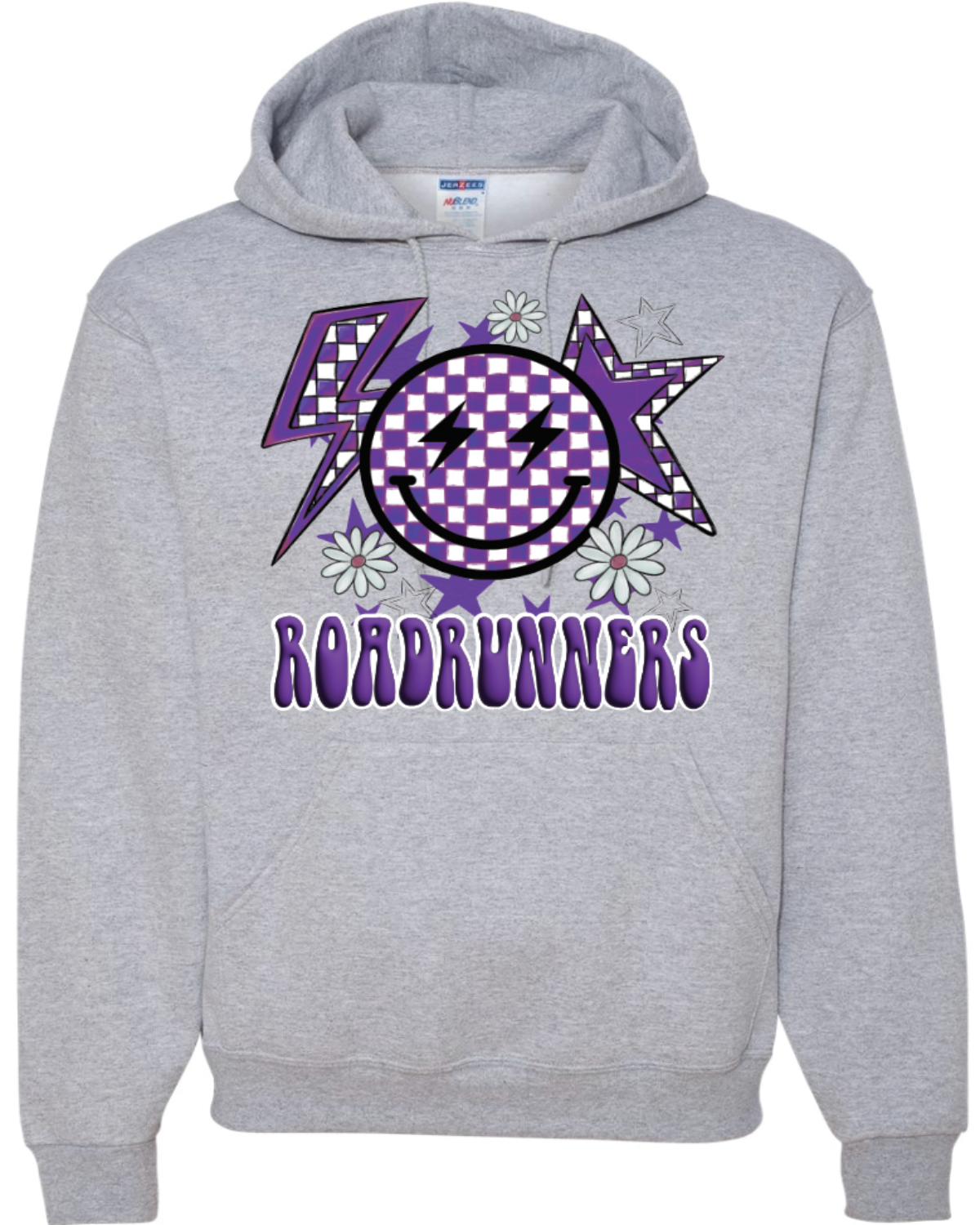 Roadrunners Happy Face Nublend Hooded Sweatshirt