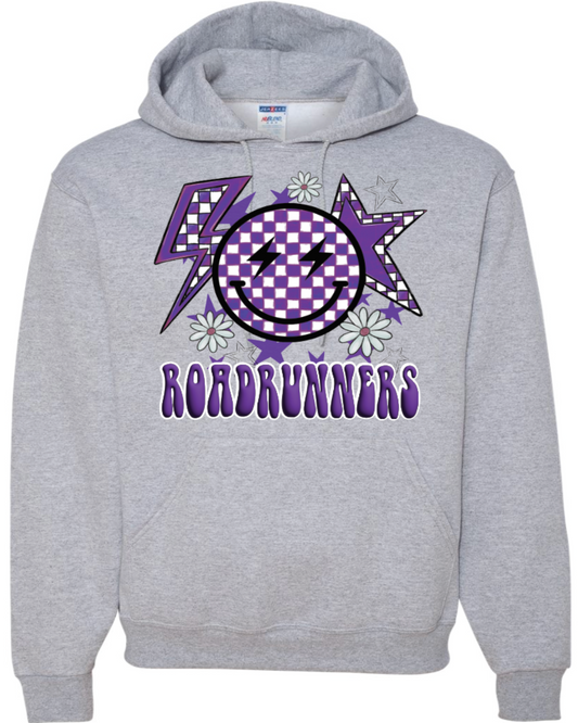 Roadrunners Happy Face Nublend Hooded Sweatshirt
