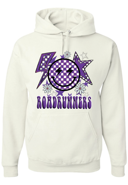 Roadrunners Happy Face Nublend Hooded Sweatshirt