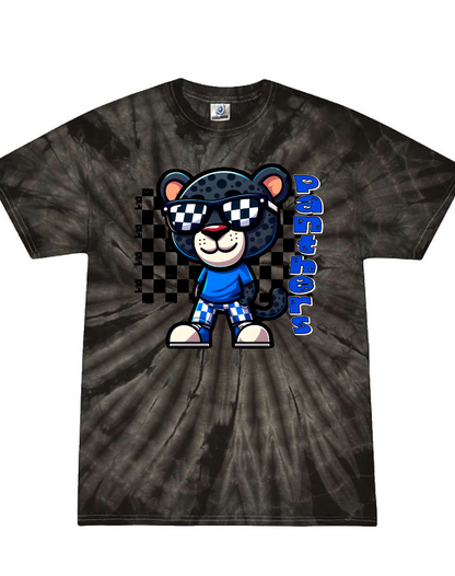 Panthers Mascot Tie Dye T-shirt