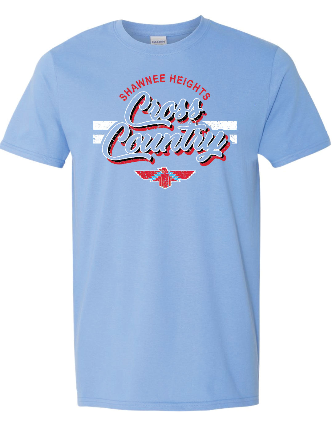 Shawnee Heights Cross Country Gildan Softstyle T-Shirt