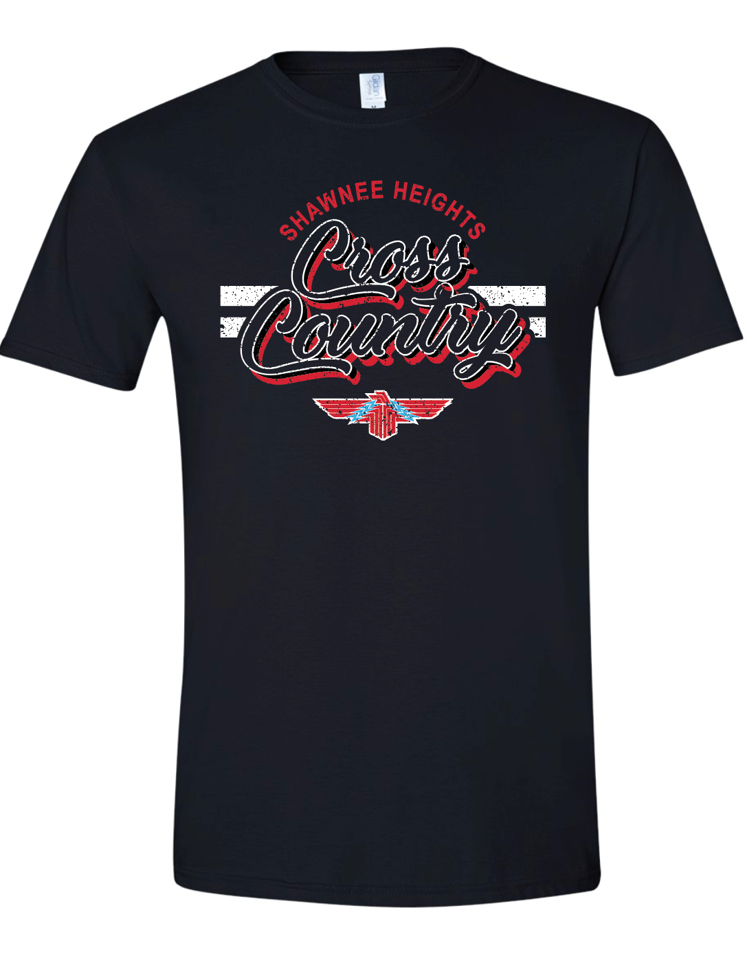Shawnee Heights Cross Country Gildan Softstyle T-Shirt