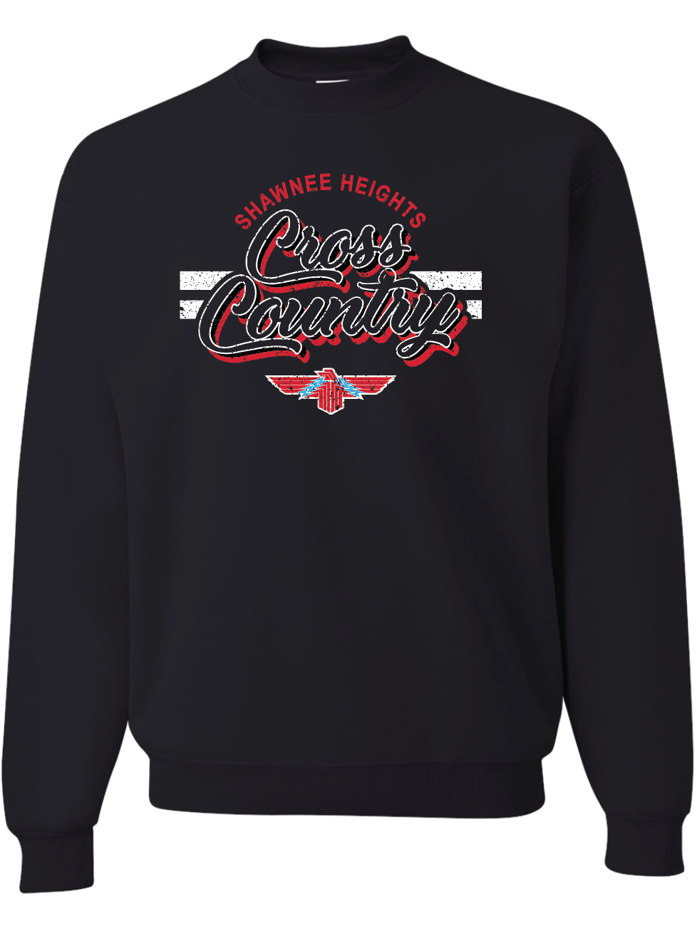 Shawnee Heights Cross Country Nublend Crew Sweatshirt