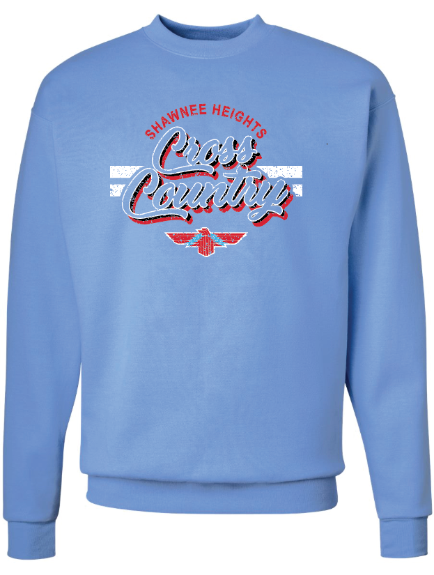 Shawnee Heights Cross Country Nublend Crew Sweatshirt
