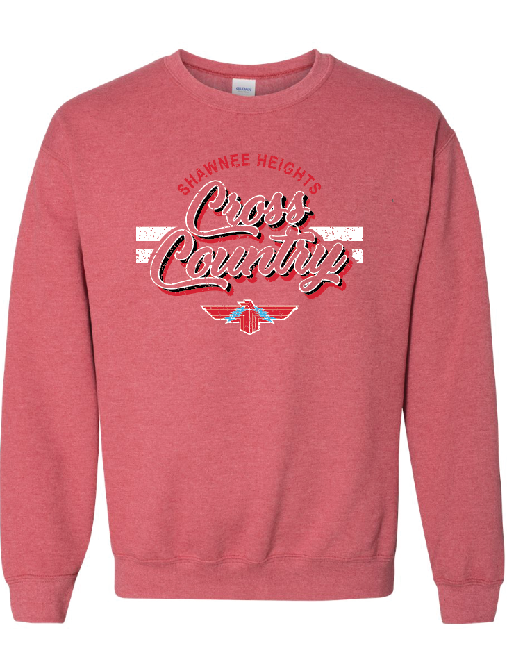 Shawnee Heights Cross Country Nublend Crew Sweatshirt
