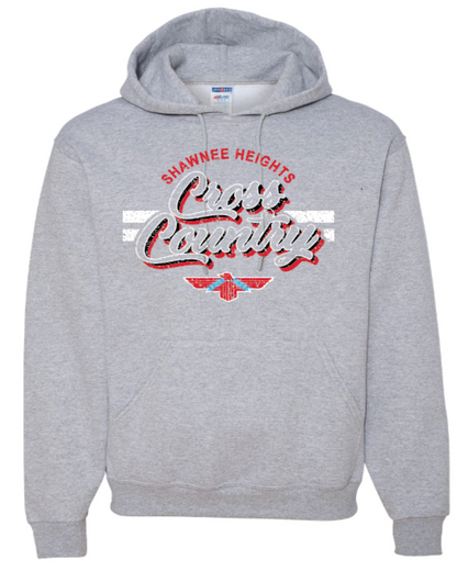 Shawnee Heights Cross Country NuBlend® Hooded Sweatshirt