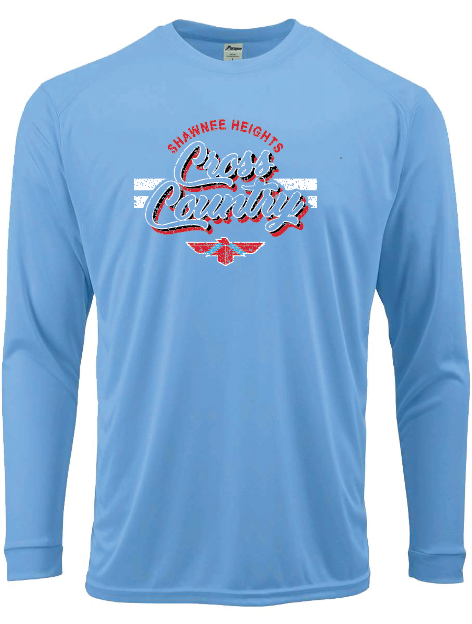 Shawnee Heights Cross Country Paragon Performance Long Sleeve T-shirt