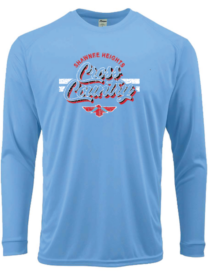 Shawnee Heights Cross Country Paragon Performance Long Sleeve T-shirt