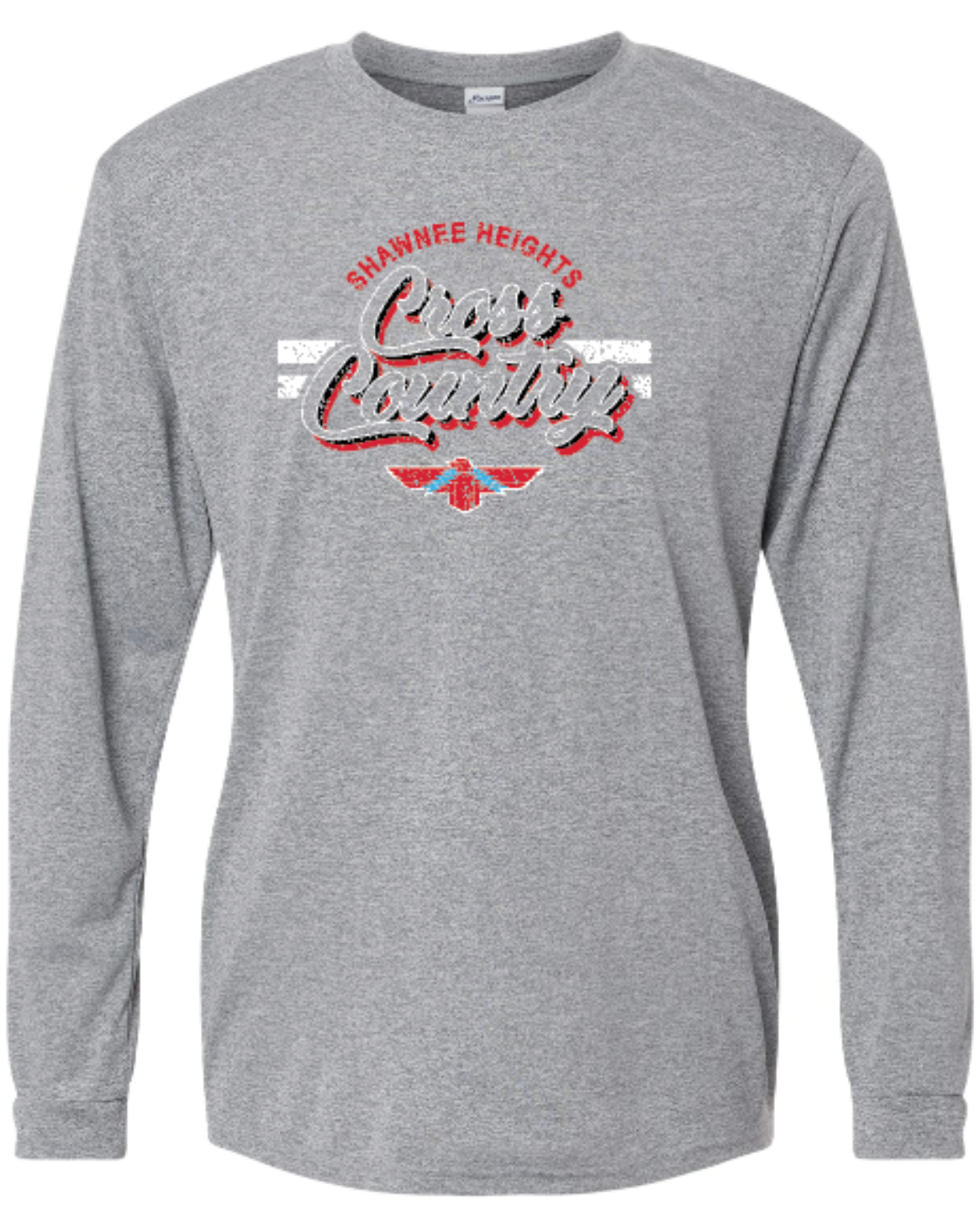 Shawnee Heights Cross Country Paragon Performance Long Sleeve T-shirt