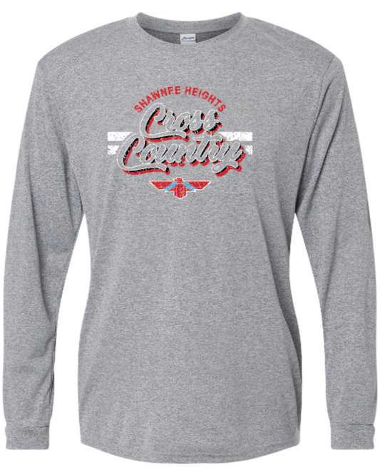 Shawnee Heights Cross Country Paragon Performance Long Sleeve T-shirt