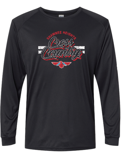 Shawnee Heights Cross Country Paragon Performance Long Sleeve T-shirt