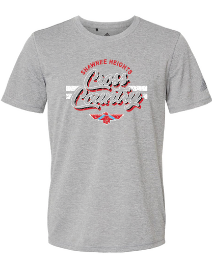 Shawnee Heights Cross Country Adidas Sports T-shirt