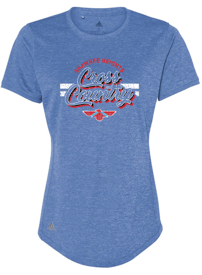 Shawnee Heights Cross Country Adidas Womens Sports T-shirt