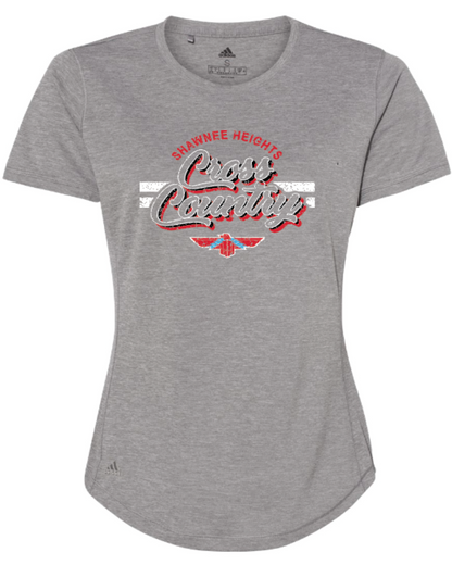 Shawnee Heights Cross Country Adidas Womens Sports T-shirt