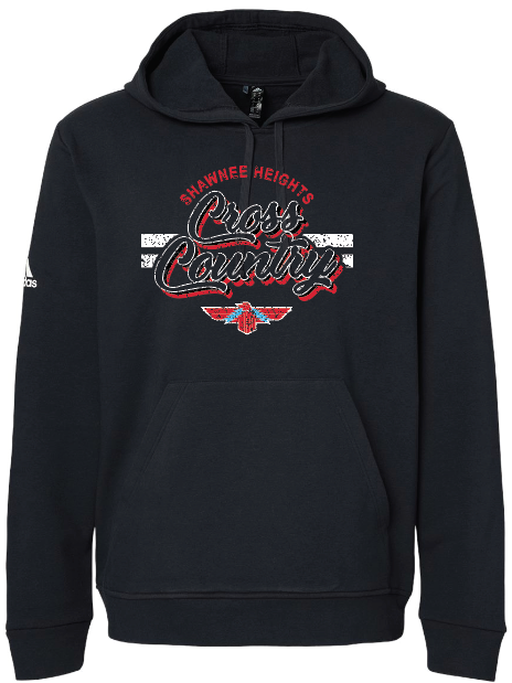Shawnee Heights Cross Country Adidas Fleece Hooded Sweatshirt