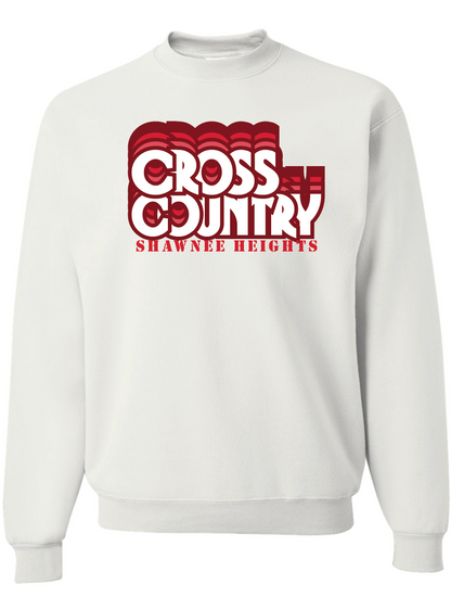 Thunderbirds Track and Field Red Nublend Crew Sweatshirt